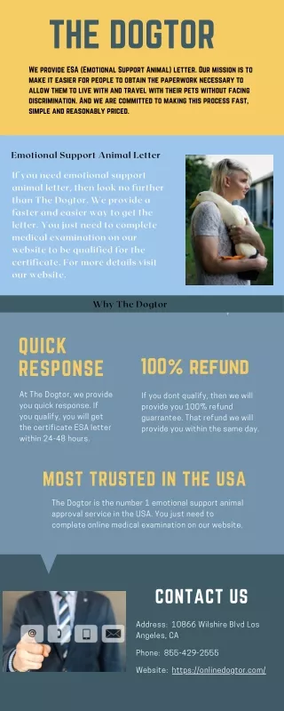 Emotional Support Animal Letter - The Dogtor