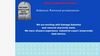 myers asbestos removal