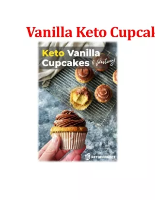 vanilla keto cupcakes