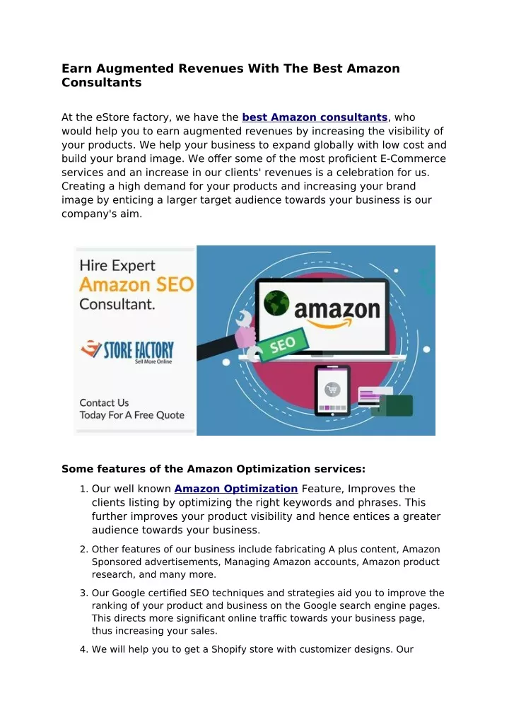 earn augmented revenues with the best amazon