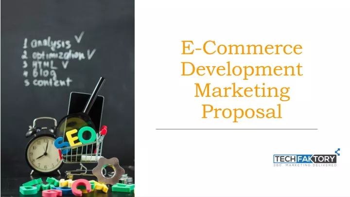 e commerce development marketing proposal