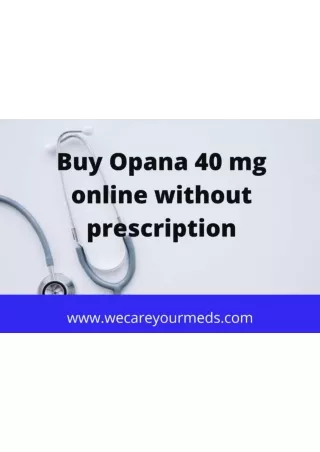 Buy opana 40 mg online in usa