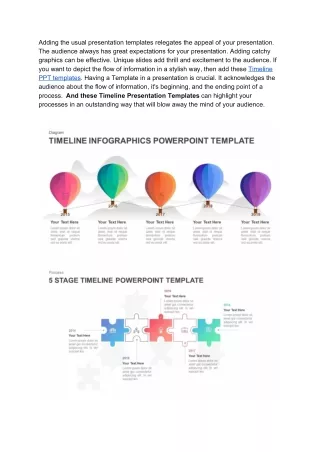 adding the usual presentation templates relegates