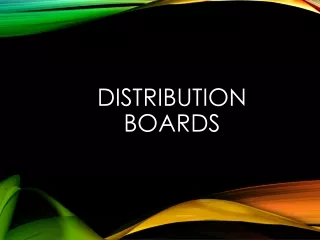 distribution boards