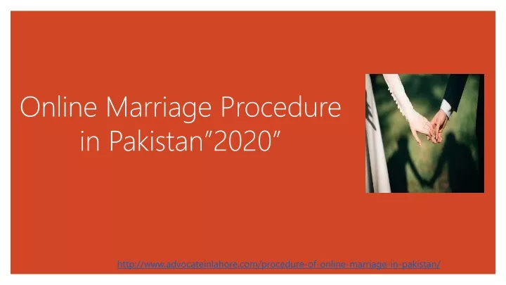 online marriage procedure in pakistan 2020