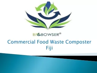 Commercial Food Waste Composter Fiji