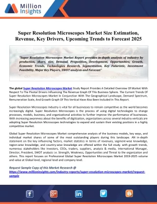 super resolution microscopes market size
