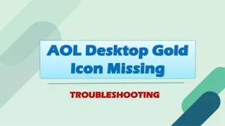 Restore Missing AOL Desktop Gold Icon | 888-616-4869