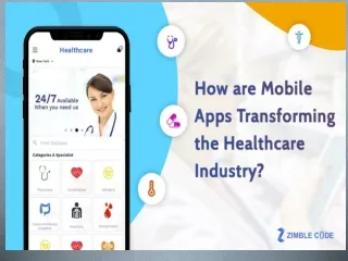 how are mobile apps transforming the healthcare industry