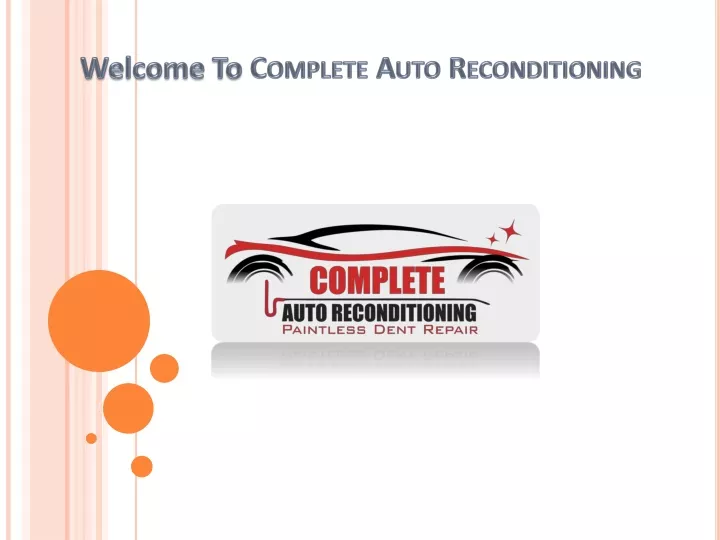 welcome to complete auto reconditioning