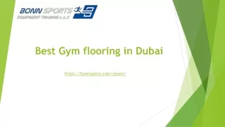 best gym flooring in dubai