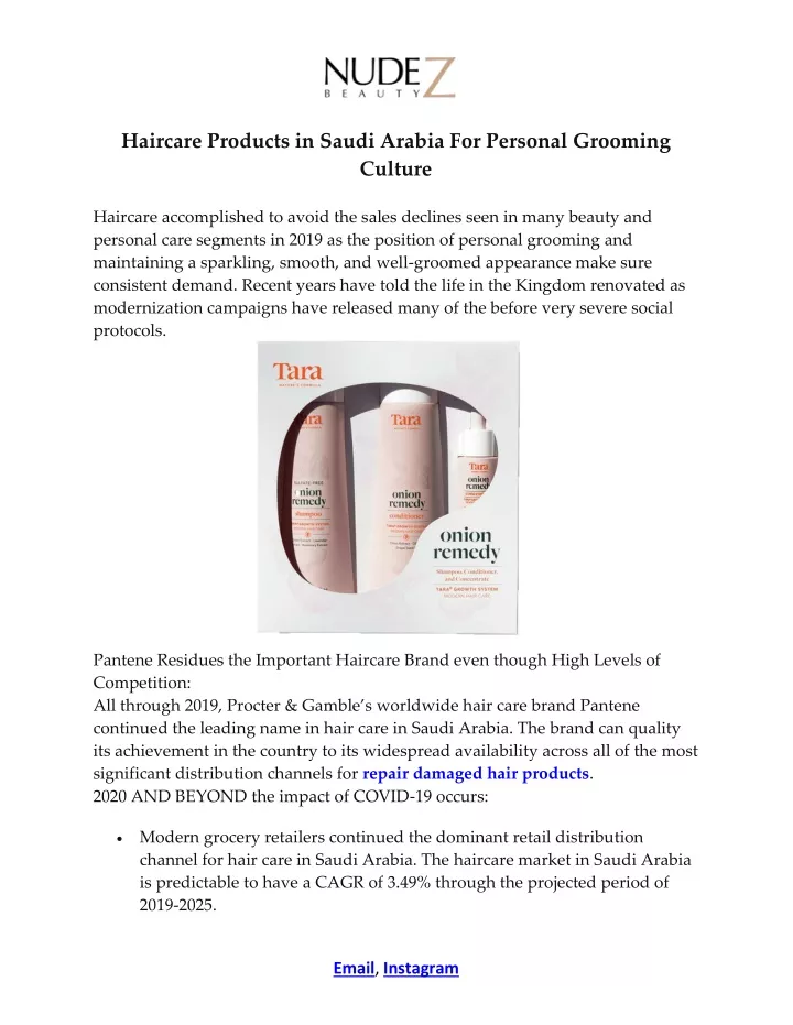 haircare products in saudi arabia for personal