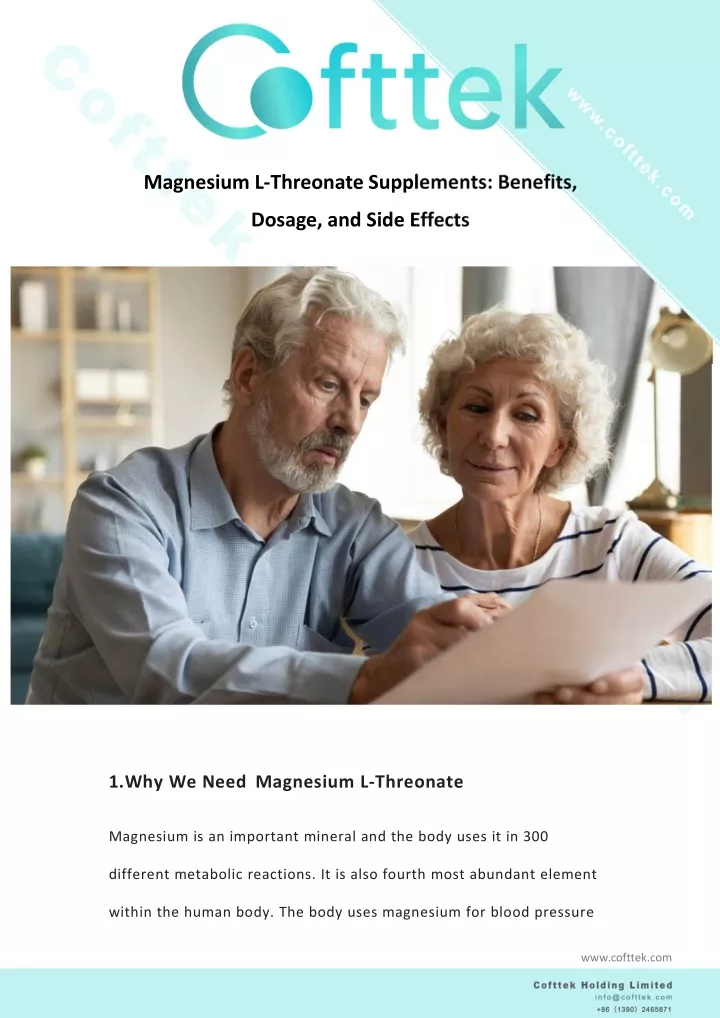 magnesium l threonate supplements benefits