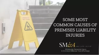 some most common causes of premises liability