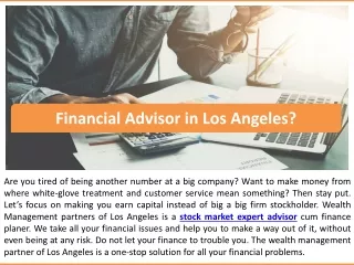 financial advisor in los angeles