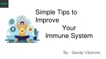 Simple Tips to Improve Your Immune System - slide 1