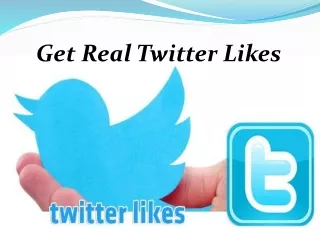 get real twitter likes