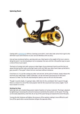 spinning reels