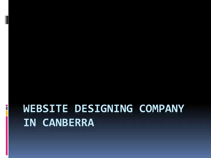 website designing company in canberra