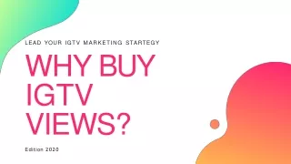 lead your igtv marketing startegy