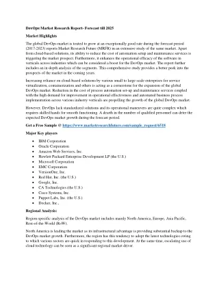 devops market research report forecast till 2025