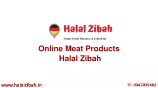 online meat products