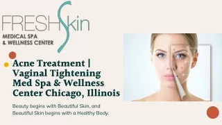 Acne Treatment | V- Tightening Med Spa & Wellness Center Chicago, Illinois