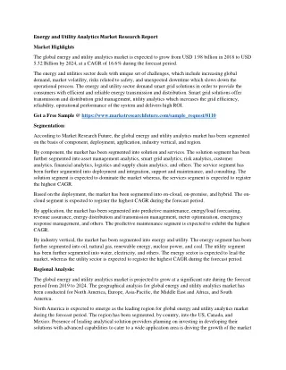 energy and utility analytics market research