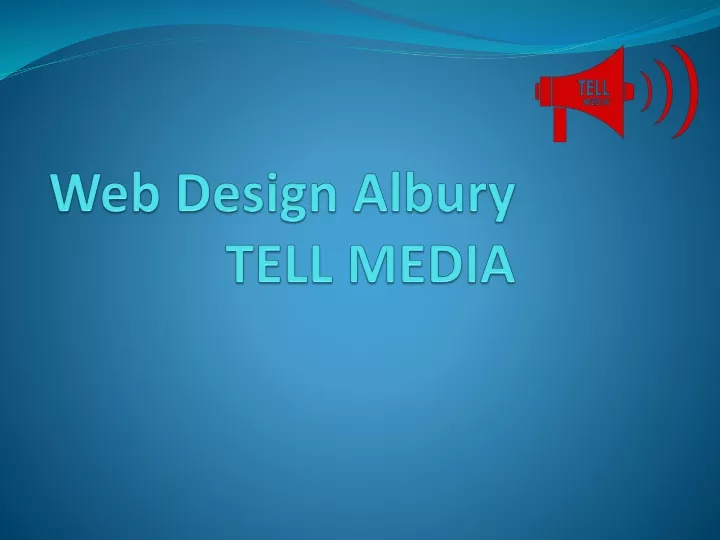 web design albury tell media