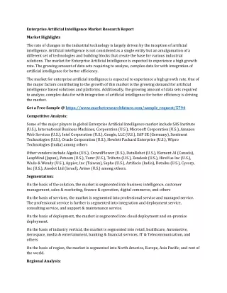 enterprise artificial intelligence market