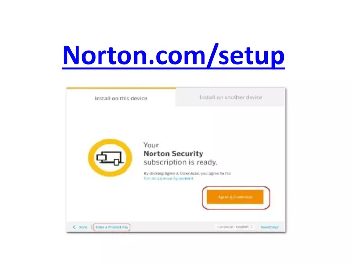 norton com setup