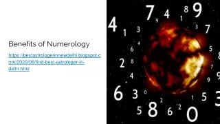 Benefits of Numerology