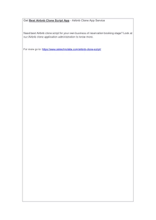get best airbnb clone script app airbnb clone