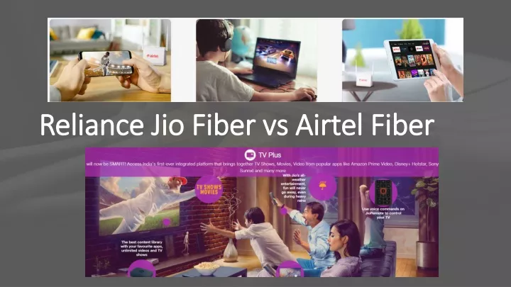 reliance jio fiber vs airtel fiber