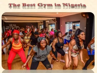 The Best Gym in Nigeria