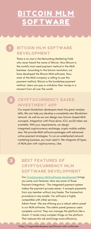 bitcoin mlm software