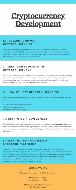 cryptocurrency development
