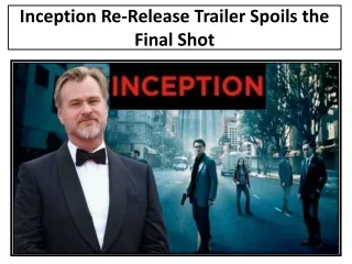 Inception Re-Release Trailer Spoils the Final Shot