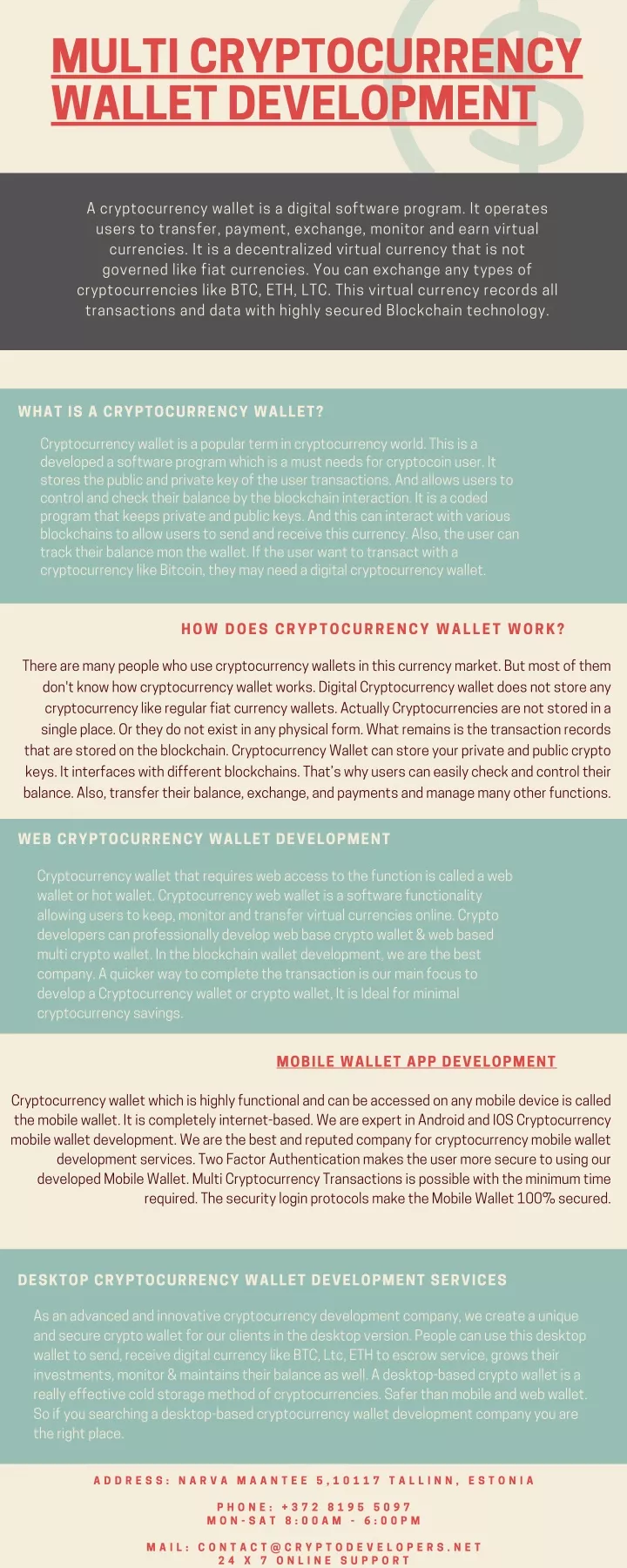 multi cryptocurrency wallet development