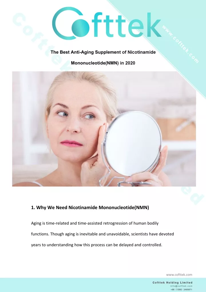 the best anti aging supplement of nicotinamide