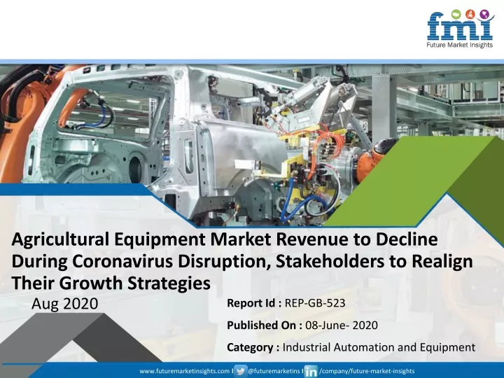 agricultural equipment market revenue to decline