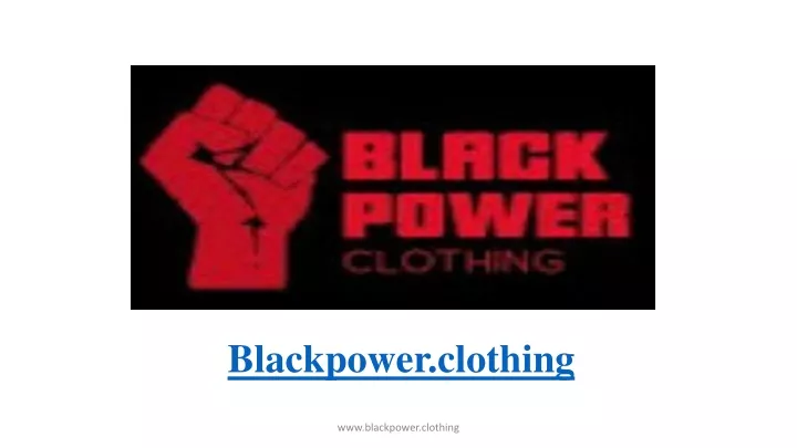 blackpower clothing