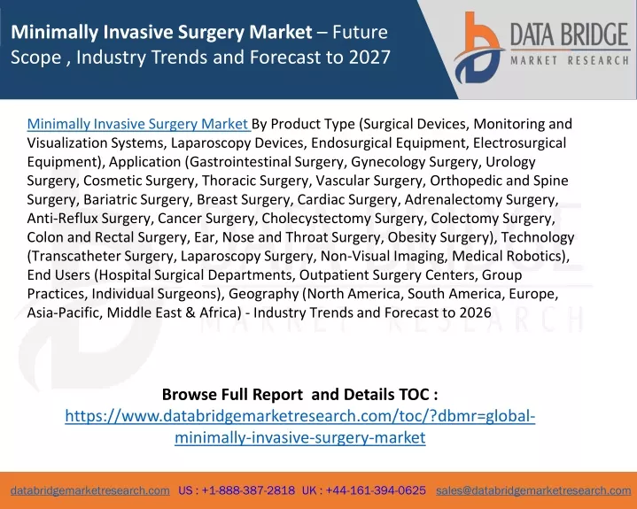 minimally invasive surgery market future scope