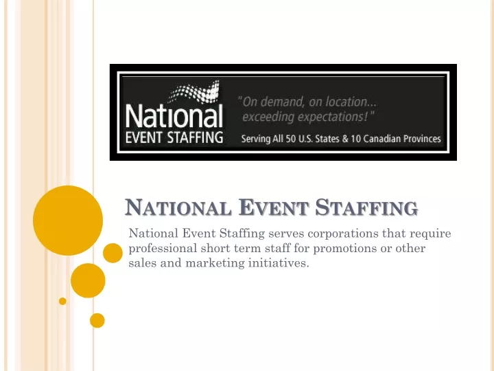 national event staffing