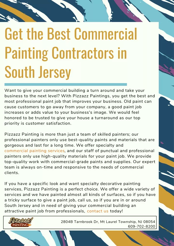 get the best commercial painting contractors