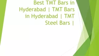Best TMT Bars in Hyderabad | TMT Bars in Hyderabad | TMT Steel Bars |