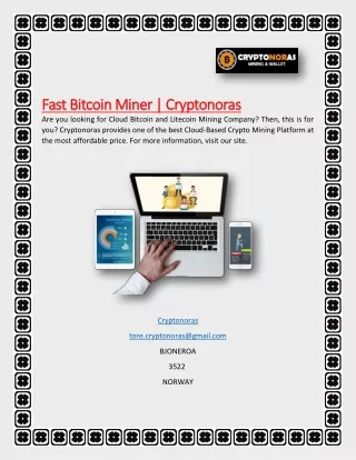 Fast Bitcoin Miner | Cryptonoras
