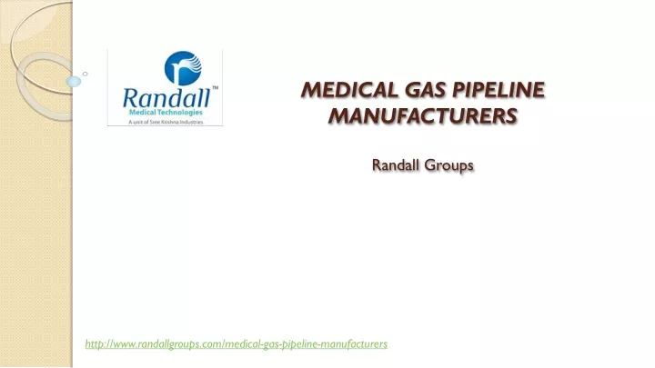 medical gas pipeline manufacturers randall groups