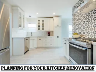 Planning For Your Kitchen Renovation