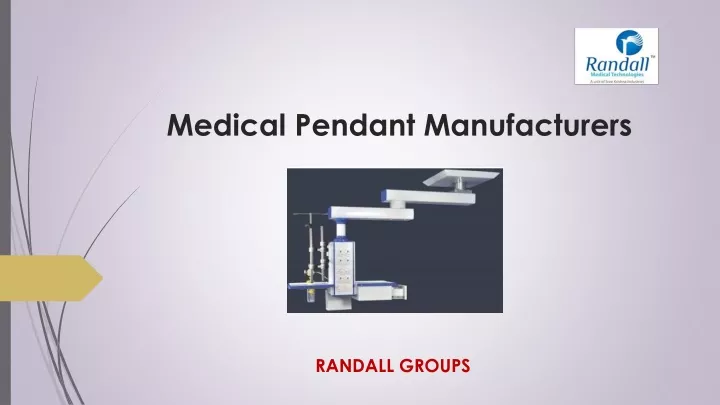 medical pendant manufacturers
